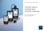 AXONE Direct AXONE Pad AXONE Palmtop