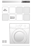 Zanussi ZWG 1120 M Washing Machine User Manual Pdf