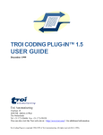 USER GUIDE - Troi Automatisering