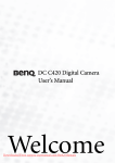 BenQ DC C420 User Guide Manual pdf