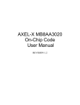 AXEL-X MB8AA3020 Programmer Manual