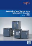 Bench-Top Type Temperature (& Humidity) Chamber