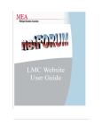 LMC Website User Guide