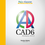 Malz++Kassner CAD6 Version History