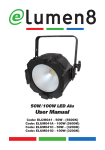50W/100W LED Alu User Manual