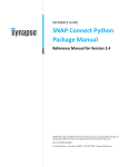 SNAP Connect Python Package Manual