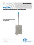 MM400c Manual - Lectrosonics.com