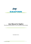 User Manual for Dagfinn