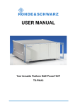 USER MANUAL - Rohde & Schwarz