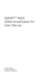 SMART RACE cDNA Amplification Kit User Manual