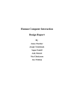 Human Computer Interaction Design Report