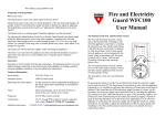 WFC100 käyttöohje