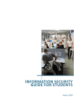 Information Security Guide for Students 2009