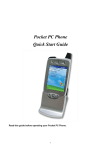 Pocket PC Phone Quick Start Guide