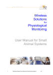 Small Animal User Manual