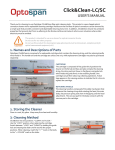 Click&Clean-User Manual LC&SC