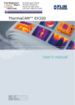 ThermaCAM&trade; EX320 User`s manual