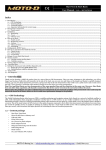 Index 1 – Introduction - MOTO