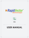 USER MANUAL - RapidVector