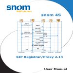 snom 4S SIP Registrar/Proxy 2.14