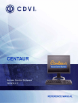 Centaur Refernece Manual