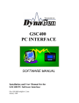GSC400 PC INTERFACE