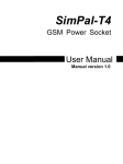 SimPal T4 (the evolution of the model TUTA S30) user manual