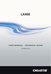 Christie LX400 Technical User Manual