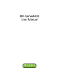 MR-Servo4433 User Manual
