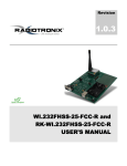 WI.232FHSS-25-FCC-R and RK-WI.232FHSS-25-FCC-R