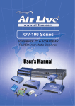 AirLive OV-100 Series User`s Manual