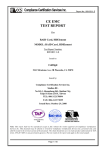 CE EMC TEST REPORT