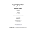 MCM4XB Reference Manual - MarshallSoft Computing