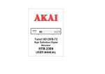 AKAI STB-2380 English user manual
