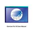 Exercise Pro V5 User Manual