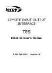 REMOTE INPUT OUTPUT INTERFACE