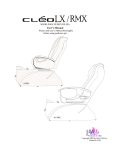 Cleo LX RMX - Meridian Pedicure Spas