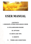 USER MANUAL - Strezov Sampling