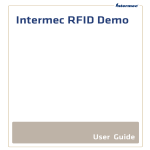 Intermec RFID Demo User Guide