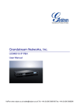 Grandstream UCM6510 User Manual