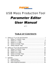 Production Tool - ParamEdt User Manual v1.1