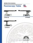 Fluoroscopy Table