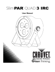 SlimPAR QUAD 3 IRC User Manual Rev. 1