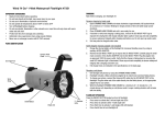 Wind `N Go® 1-Watt Waterproof Flashlight #7351