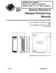 Stepper Positioning Module Manual
