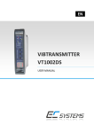 VIBTRANSMITTER VT1002DS