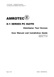 X-1 PC Suite - Distributor Doc
