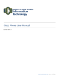 UCO Cisco Phone User Manual