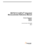 MCF5213 ColdFire ® Integrated Microcontroller Reference Manual