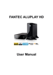 FANTEC AluPlay HD Manual EN